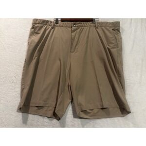 Adidas Ultimate 365 Golf Chino Shorts Men's Size 52 Khaki Flat‎ Front Stretch